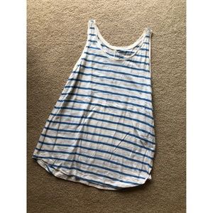 Blue Striped Tank Top